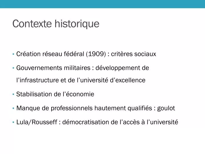 PPT - Contexte historique PowerPoint Presentation, free download - ID ...