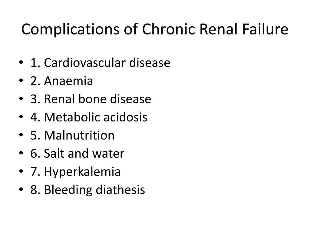 PPT Chronic Renal Failure PowerPoint Presentation, free download ID