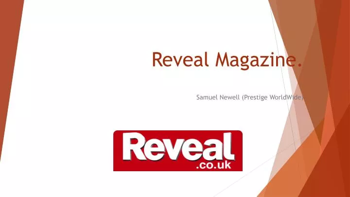 reveal magazine n.