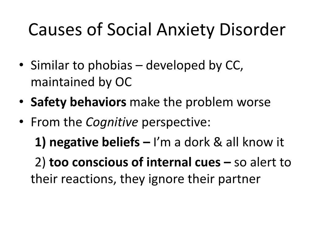 PPT - Anxiety Disorders PowerPoint Presentation, free download - ID:2315187