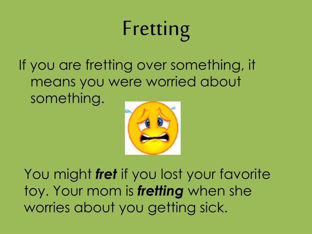 What Does The Word Fretted Mean PPT - A Bad Case of Stripes PowerPoint Presentation, free download - ID