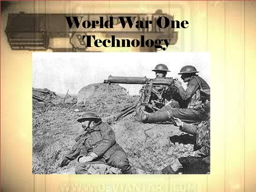 world war 1 technology essay