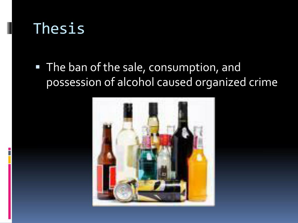 thesis statement about prohibition