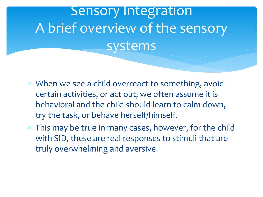 PPT - In Step With Kids-Sensory Integration PowerPoint Presentation ...