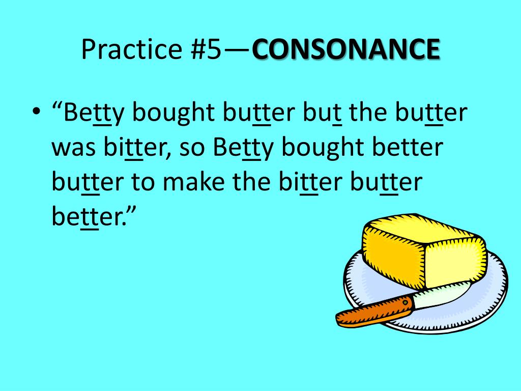 consonance examples for kids