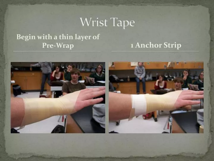 PPT Wrist Tape PowerPoint Presentation, free download ID2317155