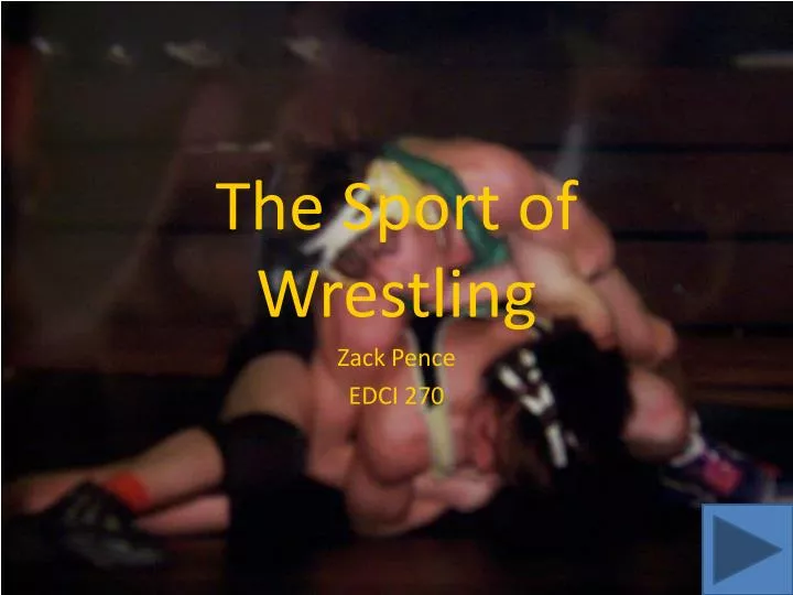 the sport of wrestling n.