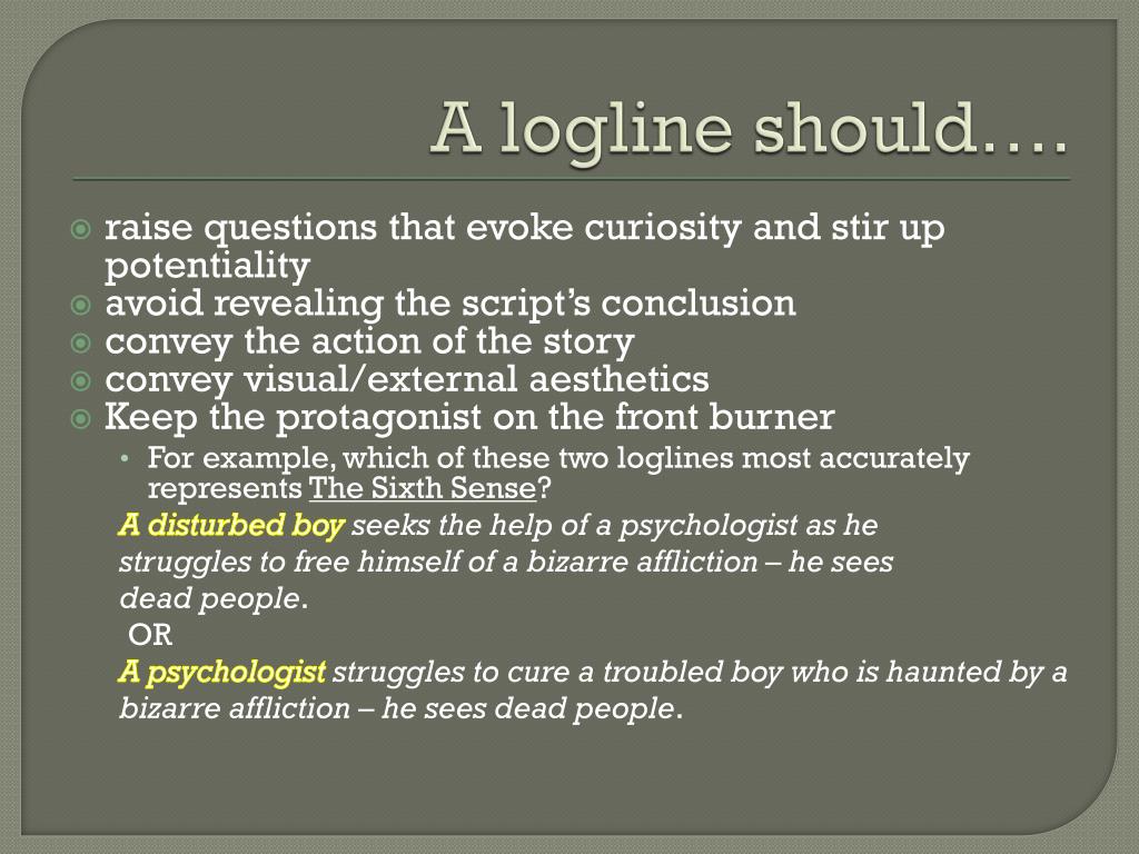 book logline examples book logline examples