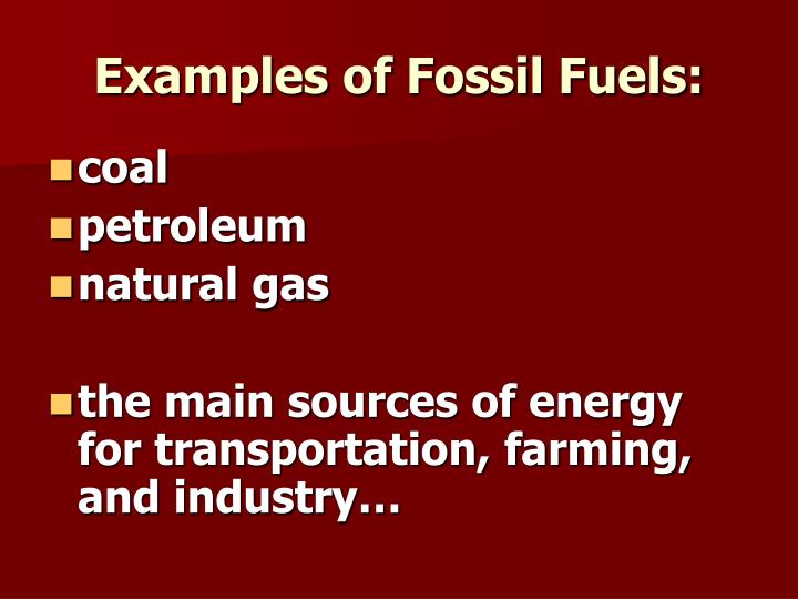 Natural Gas Energy Examples Natural Gas Energy Examples