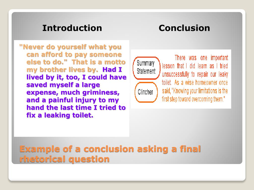 how to write a conclusion about yourself