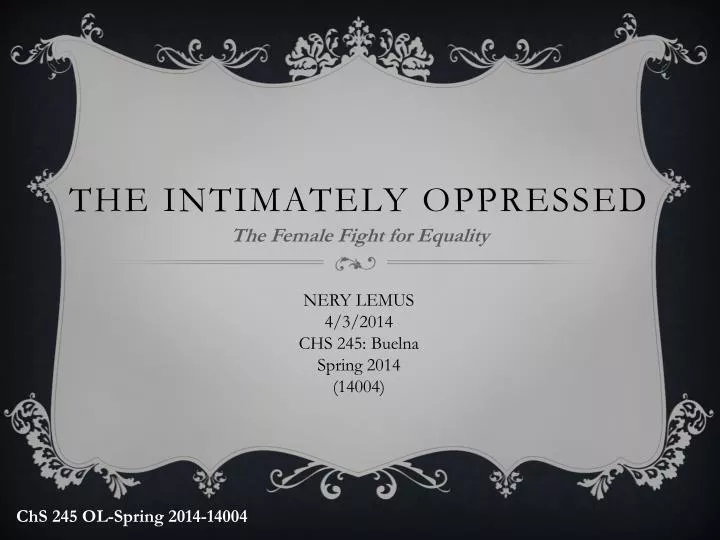 zinn 6 the intimately oppressed The intimately oppressed court records are full of cases of women being arraigned for bastardy the father of the child untouched by the law and on the loose. zinn 6 the intimately oppressed The intimately oppressed court records are full of cases of women being arraigned for bastardy the father of the child untouched by the law and on the loose.