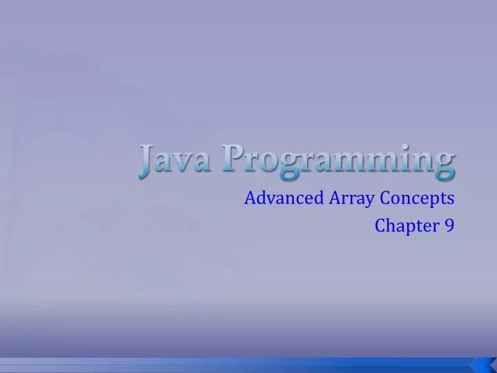 PPT - Java Programming PowerPoint Presentation, free download - ID:2320043
