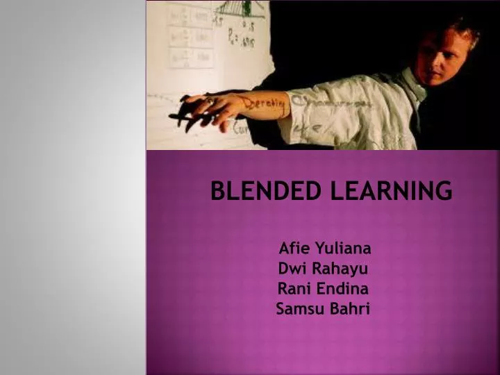 blended learning n.