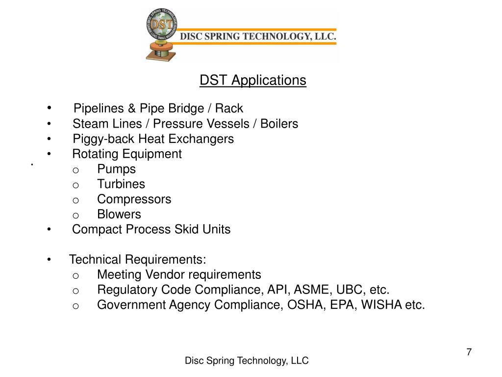 PPT - Northwest Copper Works, Inc. Disc Spring Technology, LLC ...