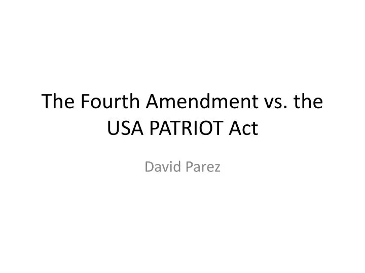 an introduction to the history of the fourth amendment View and download fourth amendment the history and development of the fourth amendment the due process law of the fourth amendment outline: introduction:. an introduction to the history of the fourth amendment View and download fourth amendment the history and development of the fourth amendment the due process law of the fourth amendment outline: introduction:.