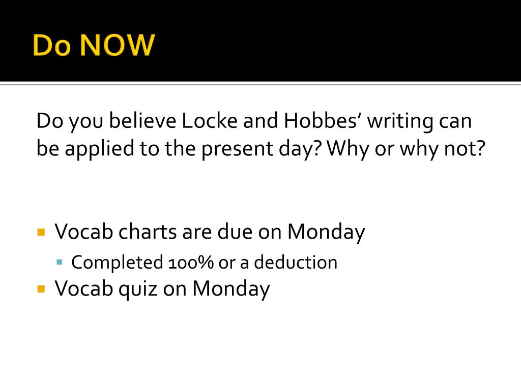 Hobbes Vs Locke Chart