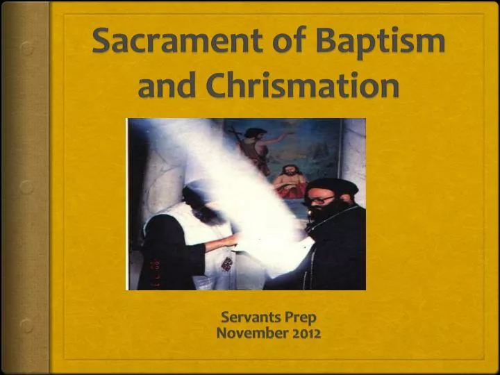 the sacrament of baptism the sacrament of baptism