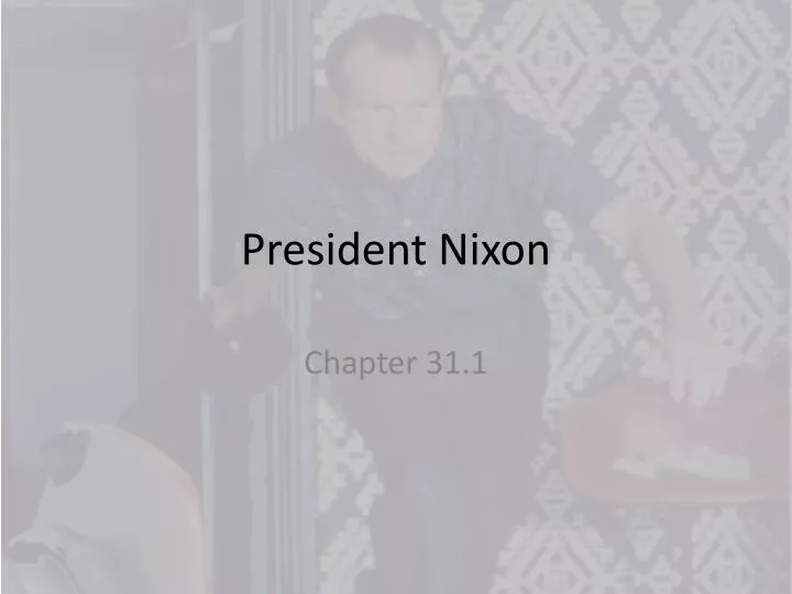 president nixon n.