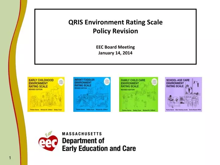 PPT QRIS Environment Rating Scale Policy Revision EEC Board Meeting