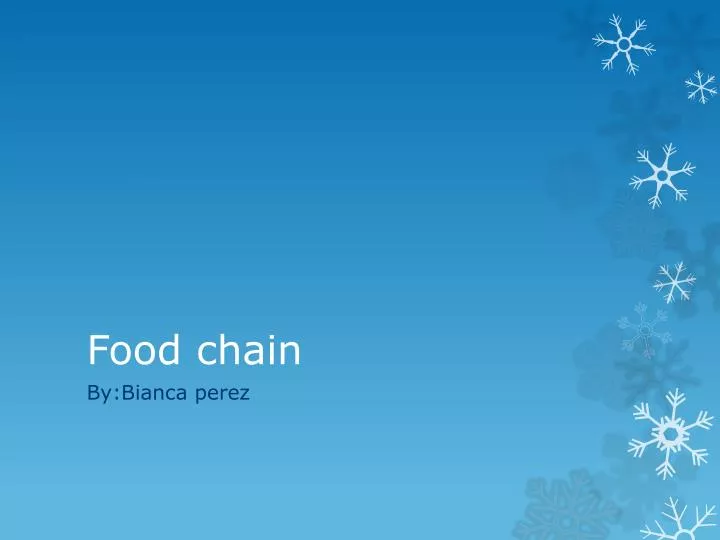 Food chain PowerPoint Presentation free download Biology Diagrams