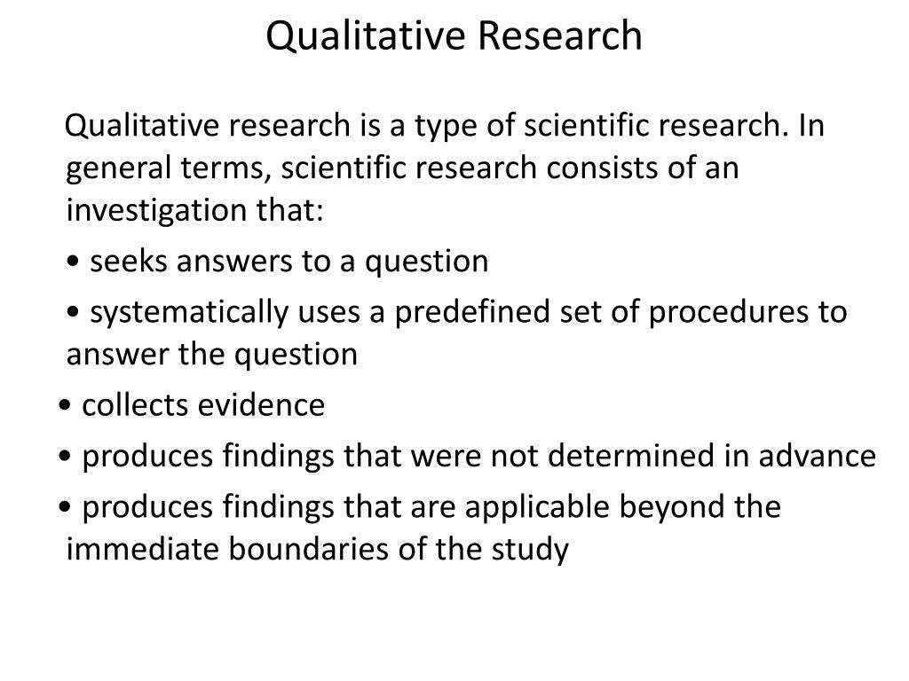 qualitative research meaning in medical terms