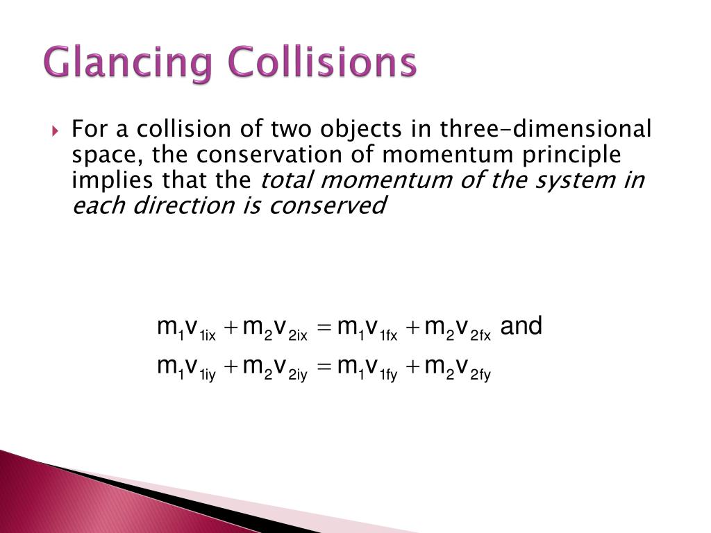Glancing Collision PPT - Chapter 6 PowerPoint Presentation, free download - ID:2324645