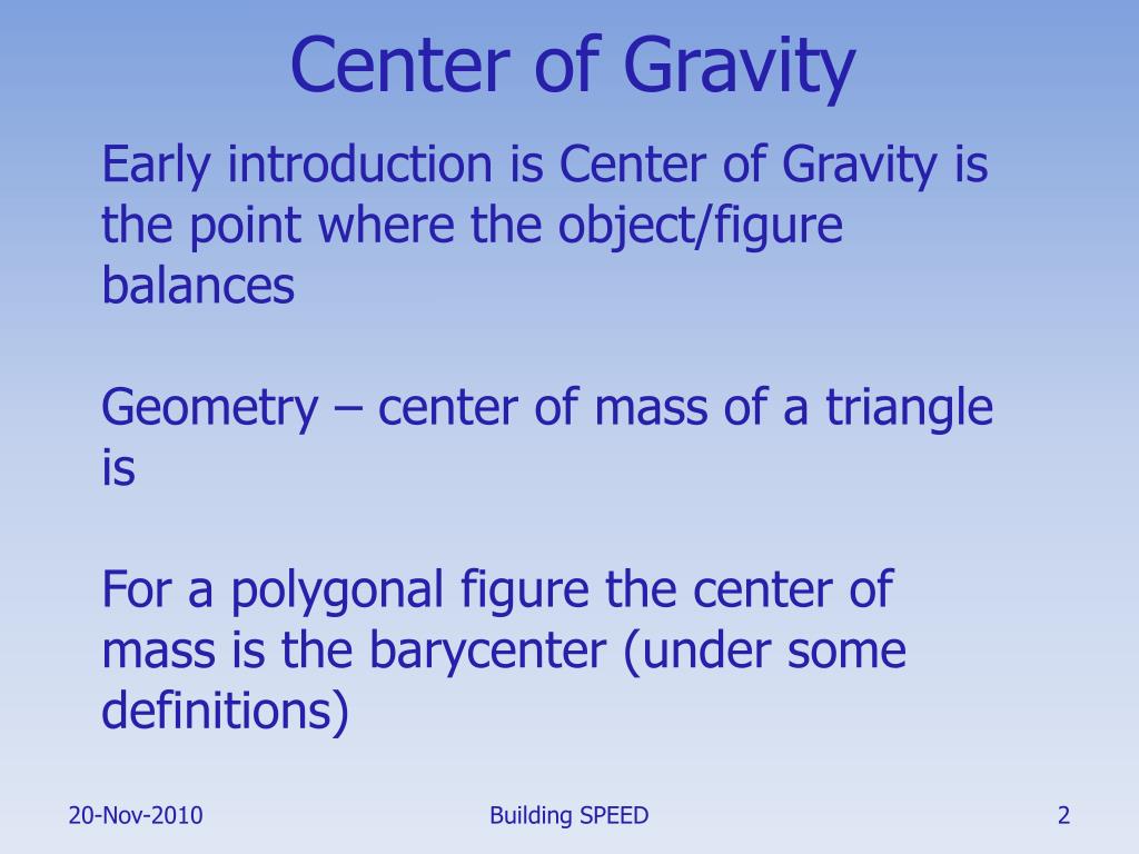 PPT - Center of Gravity PowerPoint Presentation, free download - ID:2324846