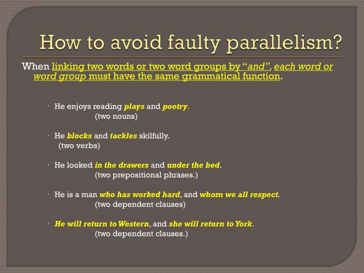 PPT Faulty Parallelism PowerPoint Presentation ID 2325906