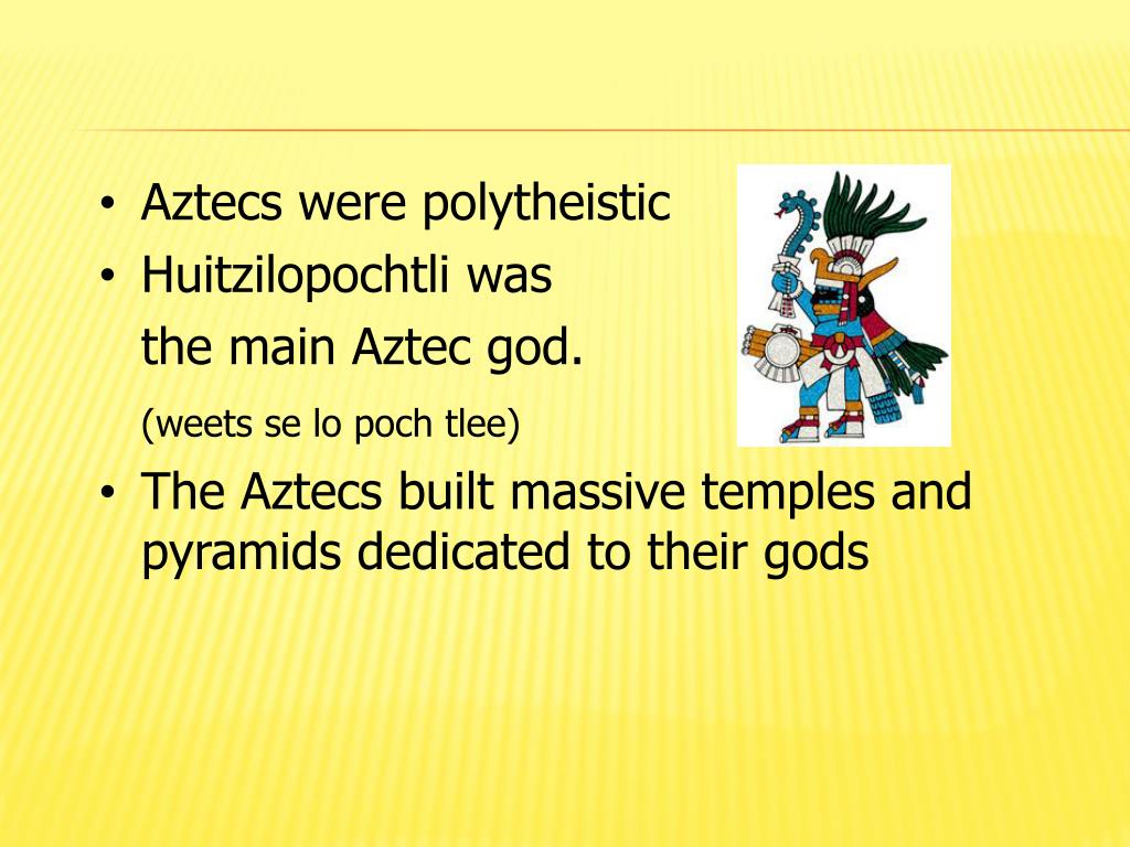Aztec Worldview: Huitzilopochtli Summary