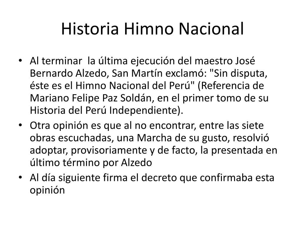 Historia Del Himno Nacional Del Peru www.vrogue.co