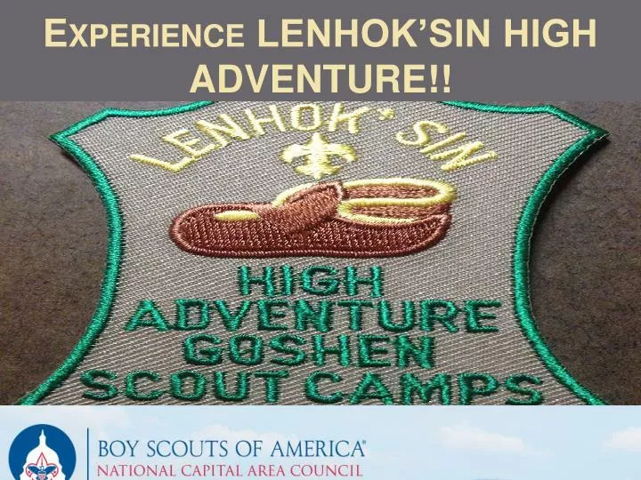 experience lenhok sin high adventure n.