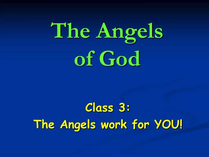 the angels of god n.