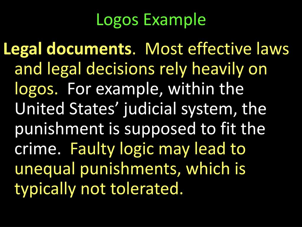 Logos Article Example PPT - September 6, 2013 Mr. Houghteling English III PowerPoint ...
