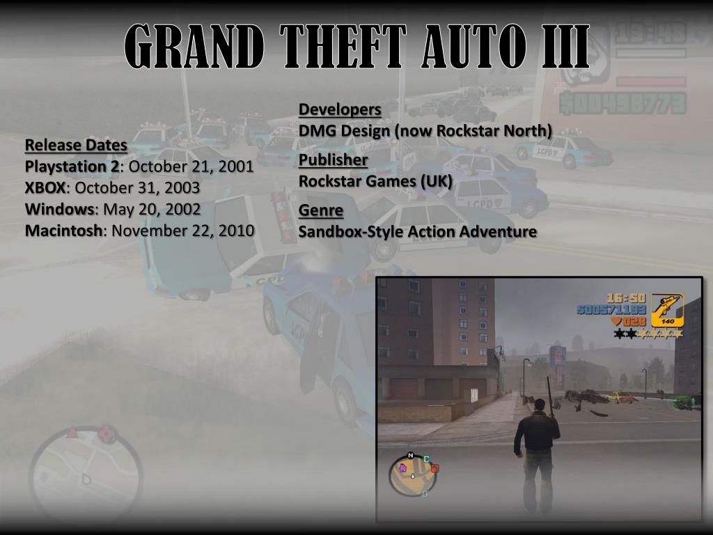 Grand Theft Auto III (2001) - MobyGames