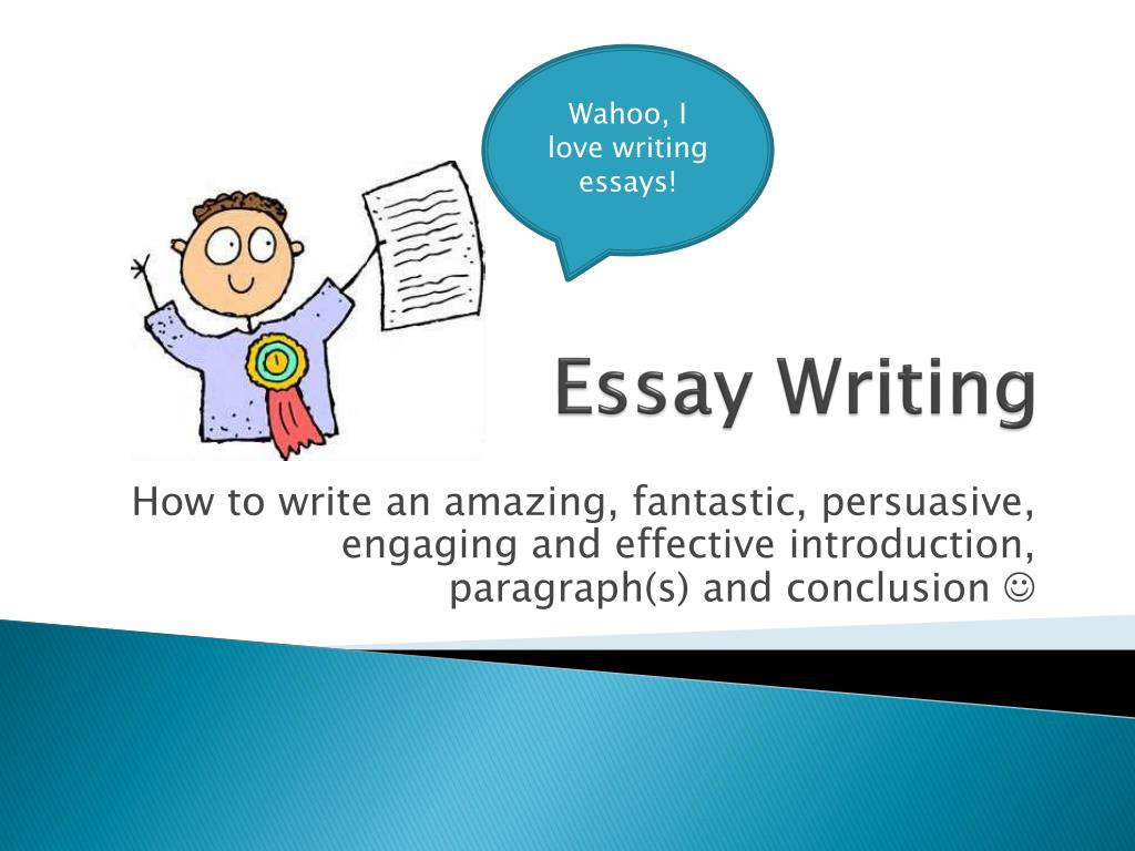 essay format ppt