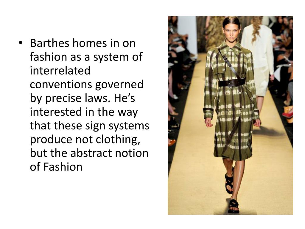 PPT - Barthes: fashion system PowerPoint Presentation, free download -  ID:2329889