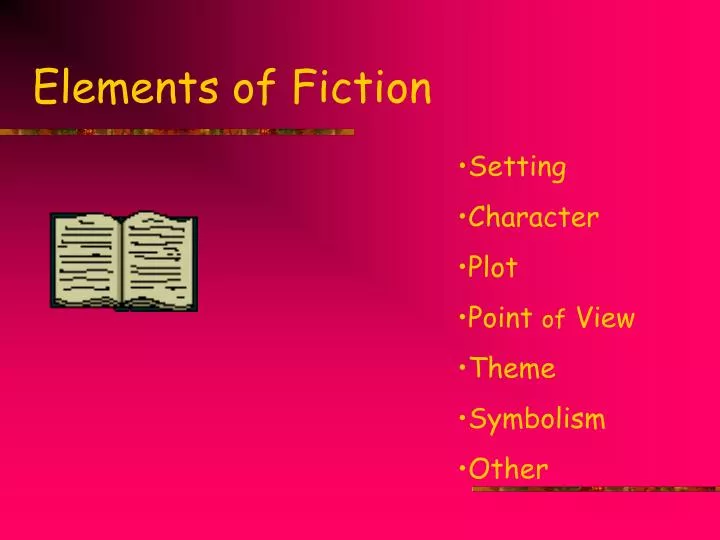 character elements of fiction