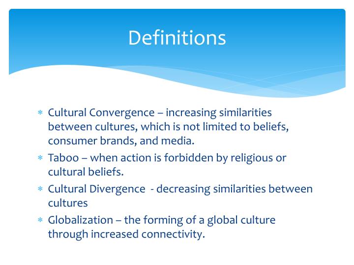 cultural convergence
