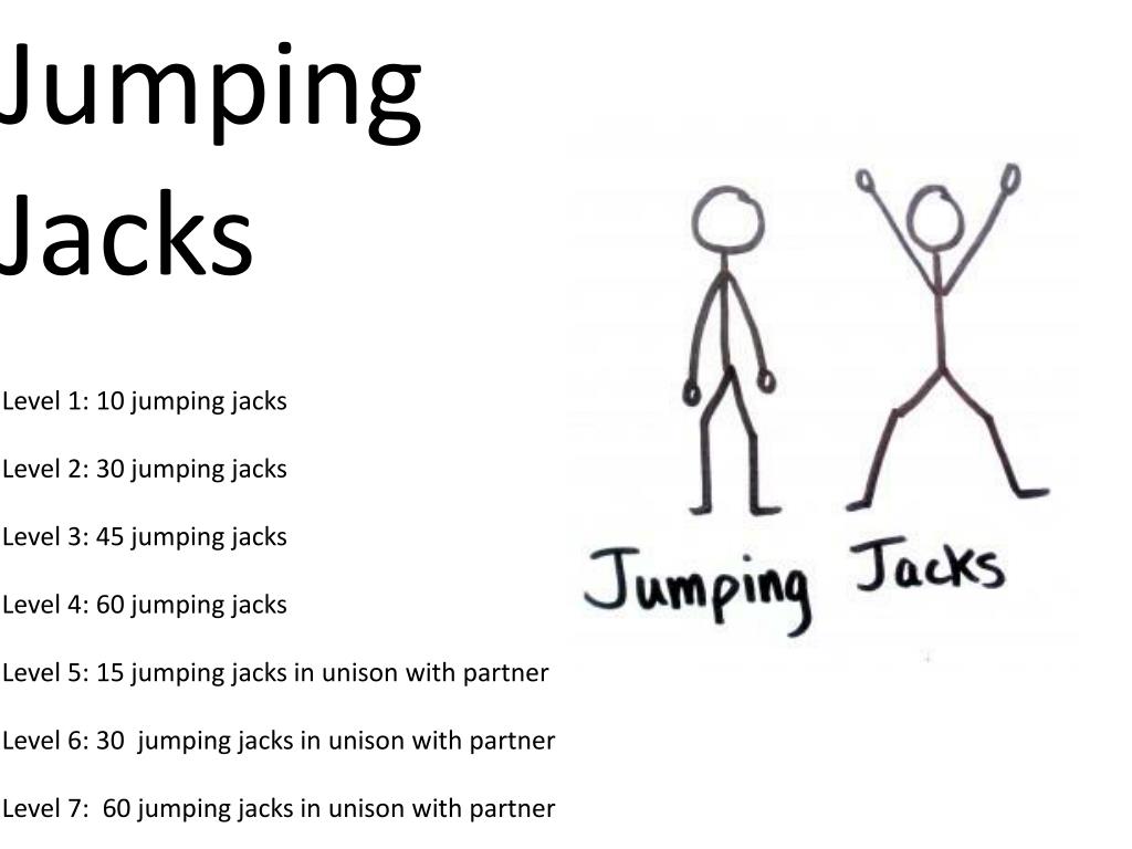 3 Levels of Jumping Jacks 