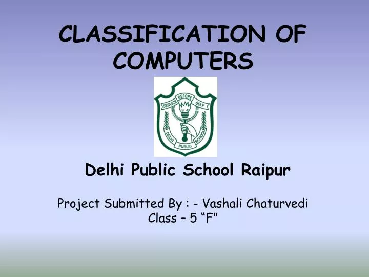 PPT - Classification of computers PowerPoint Presentation, free ...
