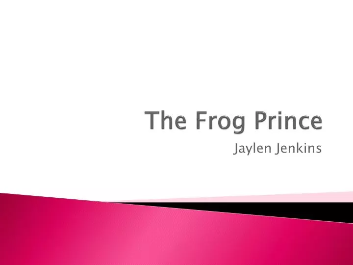 the frog prince n.