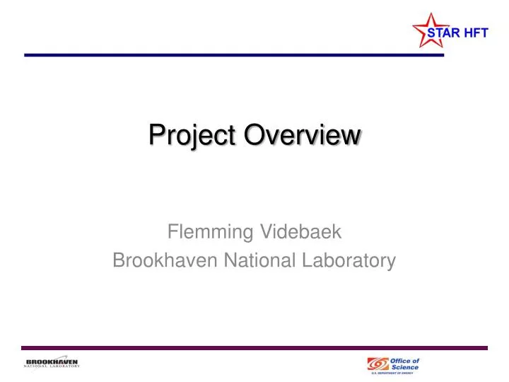 project overview n.