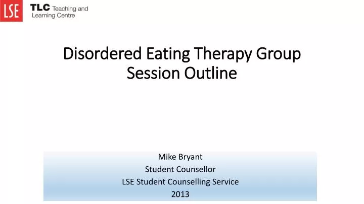 disordered eating therapy group session outline n.