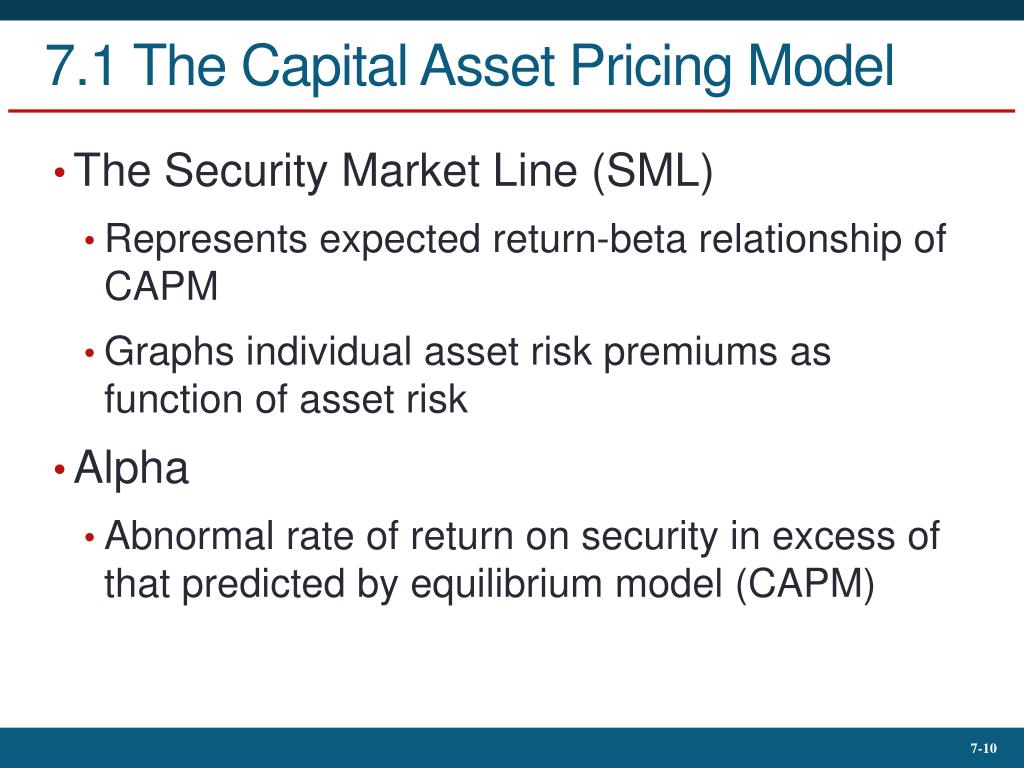 importance of capital asset pricing model importance of capital asset pricing model