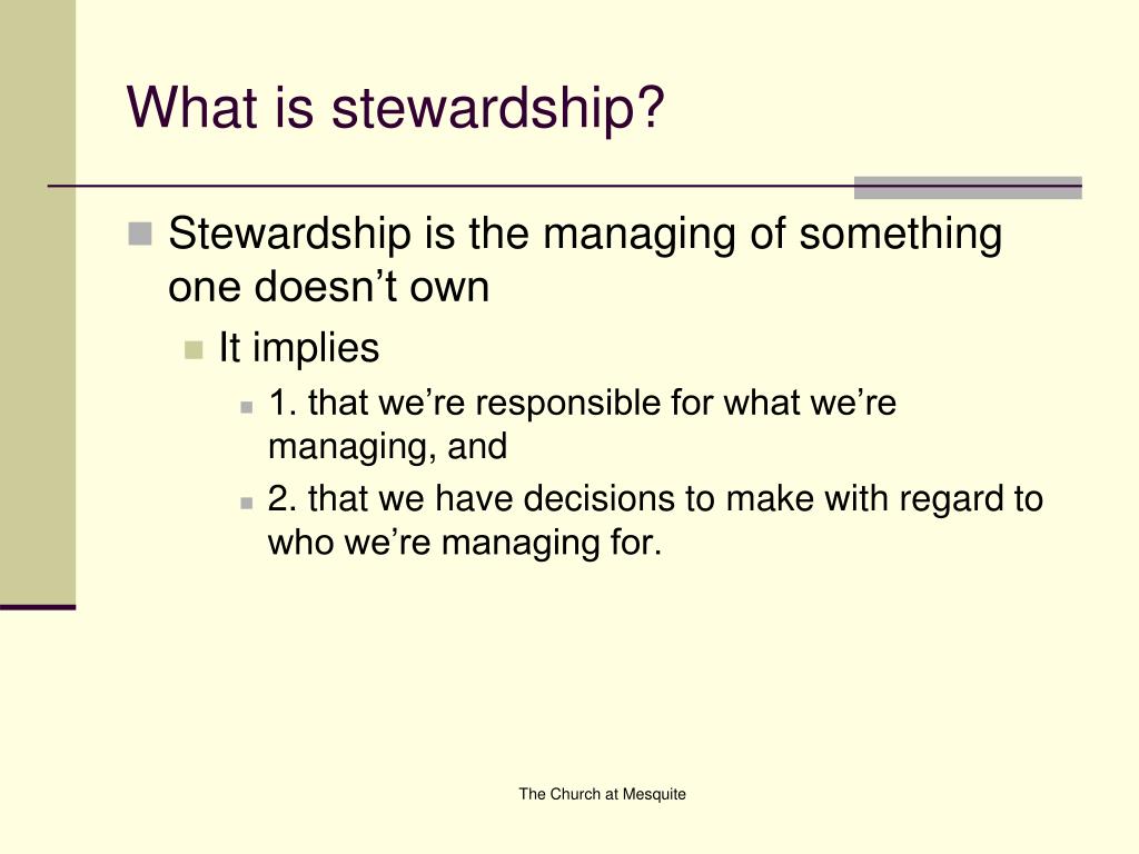 responsible stewardship meaning responsible stewardship meaning