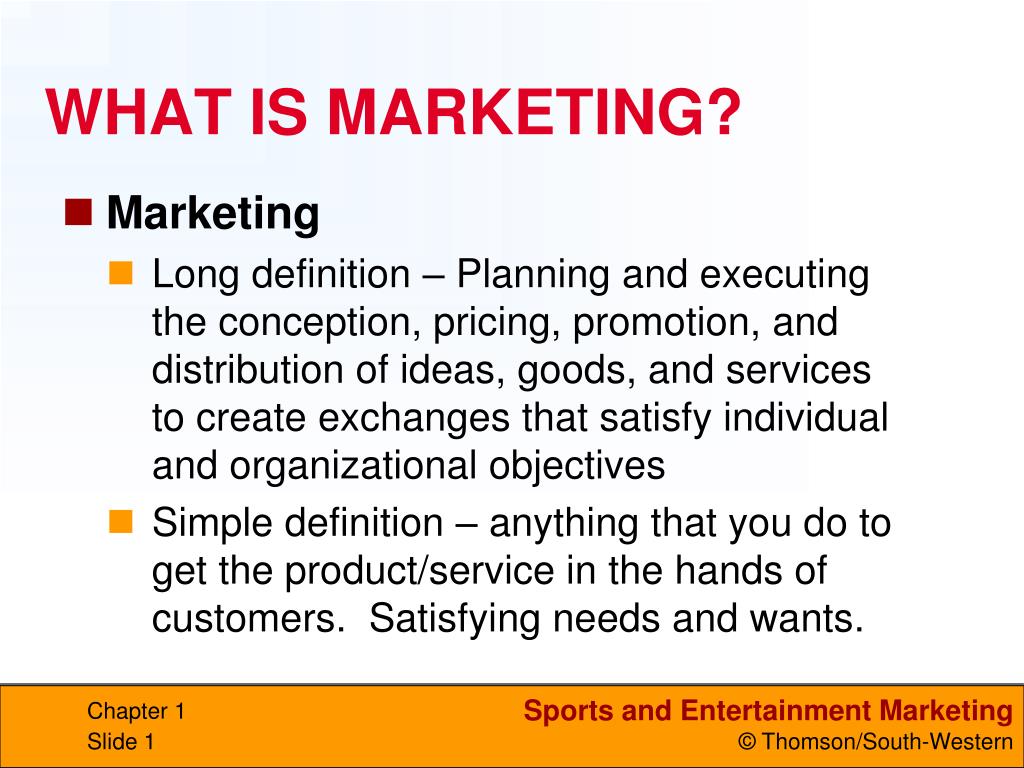 presentation meaning marketing