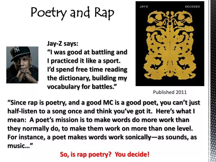 Rapping Poetic Techniques