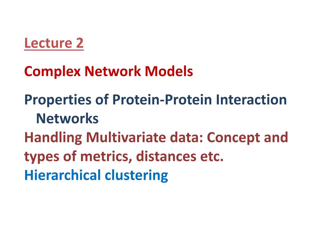 Properties of PPINs: scale-free networks  Network analysis of protein  interaction data