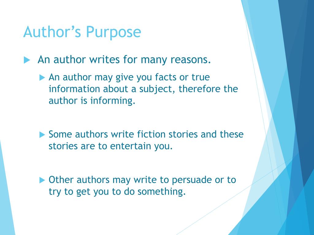 An author's purpose by tonybest12337 on emaze