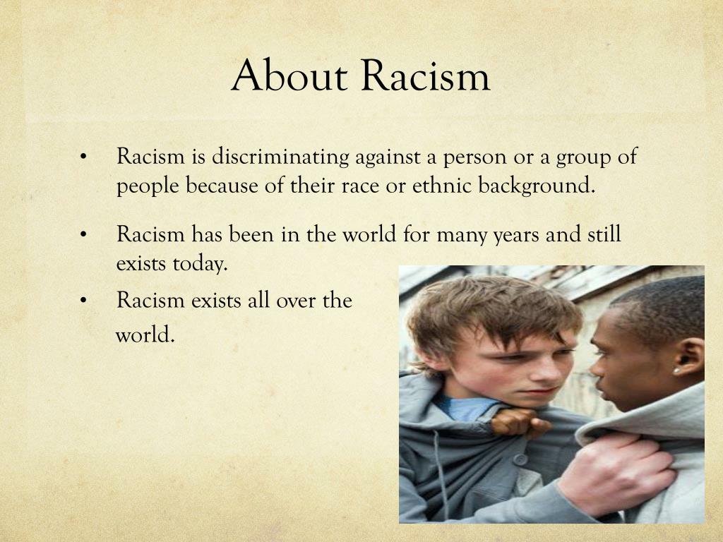 oral presentation on racism
